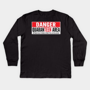 QuaranTEEN Area Kids Long Sleeve T-Shirt